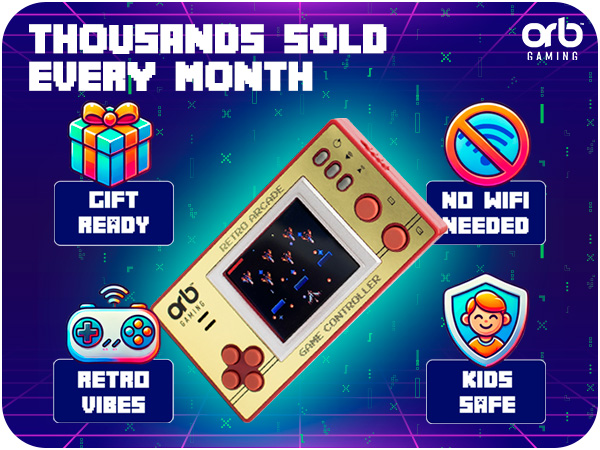 Mini Handheld Retro Arcade Console