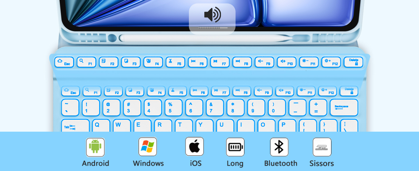 iPad pro 12.9 case with keyboard