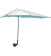 G4Free UPF 50+ Adjustable Beach Umbrella XL with Universal Clamp for Chair, Stroller, Wheelchair,...