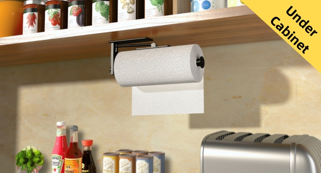 Upgraded Kitchen Paper Towel Holder