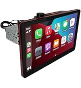 J5UP10 10-inch Top Mount Control Touchscreen Receiver with Wireless Apple Carplay & Android Auto