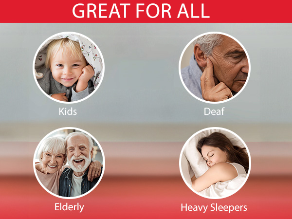 best alarm clock for heavy sleepers, sonic boom alarm clock, world's loudest alarm clock