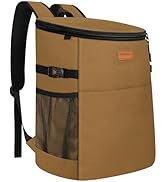 Camping Cooler Backpack 30 Cans, Soft Backpack Coolers Insulated Leak Proof Travel Cooler Bag Wat...