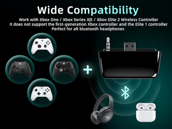 Xbox Bluetooth Adapter for Headphones