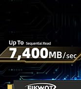 Fikwot FN970 1TB M.2 2280 PCIe Gen4 x4 NVMe 1.4 Internal Solid State Drive with Heatsink - Speeds...