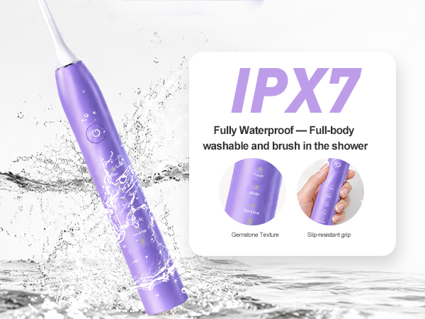 IPX7 waterproof electric toothbrush