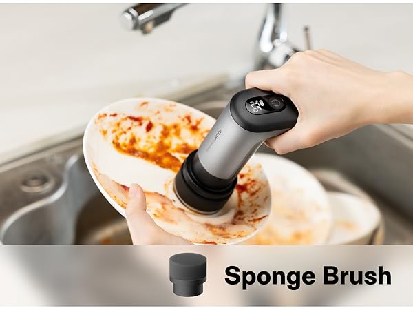 Sponge Brush: For sensitive cookware and countertops, leaving no scratches