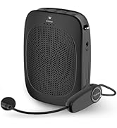 Wireless Voice Amplifier with Headset Microphone,Personal Wireless Bluetooth Amplifier with Mic,T...