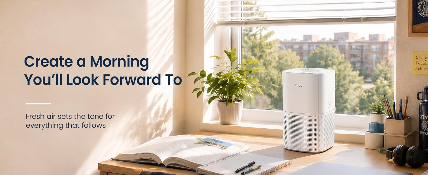YADU Air purifier for dorm room