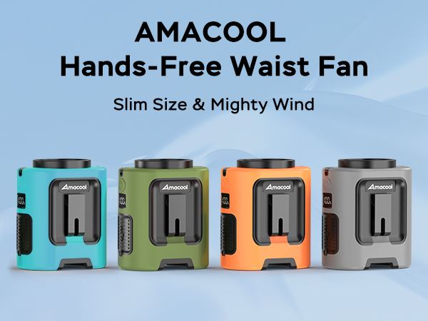 wearable belt fan