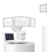 LEPOWER 1600LM LED Solar Security Lights Motion Outdoor