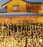 outdoor icicle christmas lights