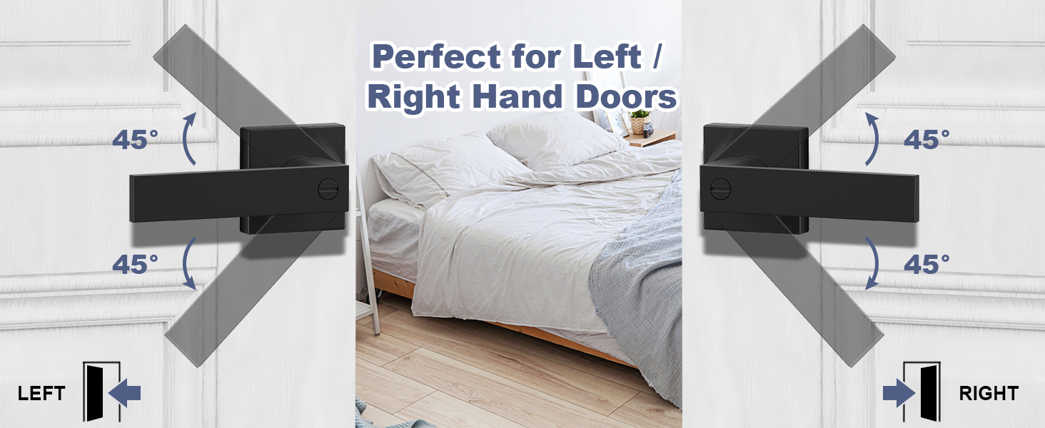 matte black door knob