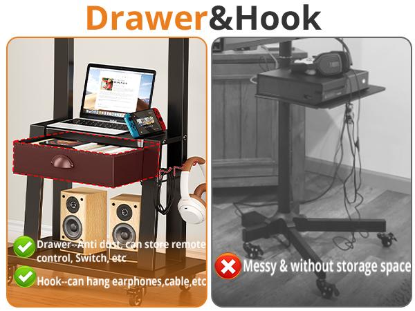 drawer &amp;amp; hook