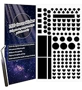 Birllaid 100% Black-Out Sticker, Light Dimming Stickers,LED Light Dimming Stickers Covers for Rou...