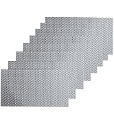 Tigbrother Refrigerator Shelf Liners (8 Pack) – Non-Adhesive, BPA-Free Fridge Mats for Drawers, C...