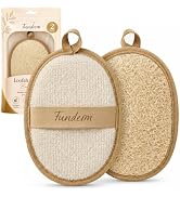 Natural Loofah Sponge, Exfoliating Body Scrubber, Shower Loofah, 2 Count | Egyptian Loofah Sponge...