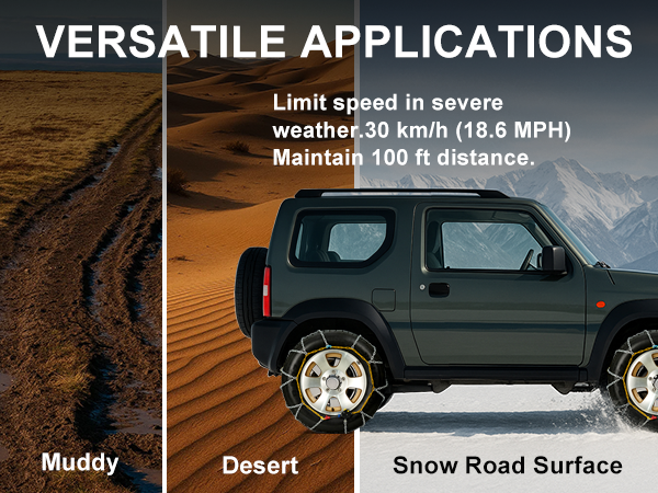 Snow Chains for Car Tires