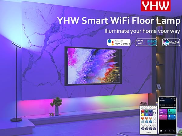 YHW WIFI SMART FLOOR LAMP