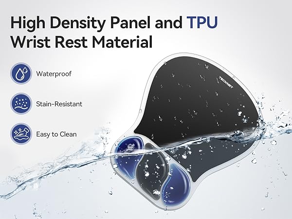 mouse pad with wrist rest