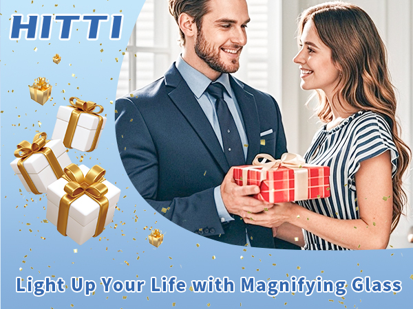 Gifts for the elderly, friends, relatives workbench magnifier with ligh hands free