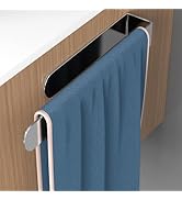 HUFEEOH Hand Towel Holder, Self Adhesive Towel Bar Towel Holder for Kitchen Cabinet, SUS 304 Stai...