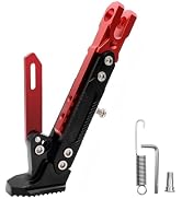 sdidzad Motorcycle Kickstand, Adjustable Aluminum Alloy Triangle Side Stand, Heavy Duty Motorcycl...