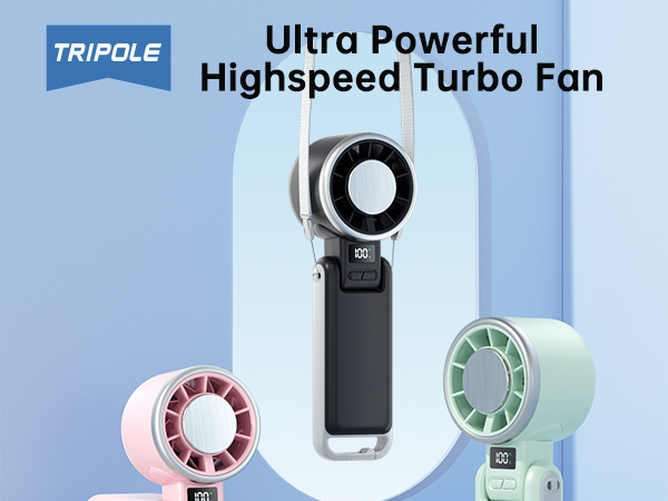 Tripole High Speed Turbo Fan