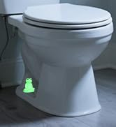 Frog Toilet Bolt Covers Glow in the Dark