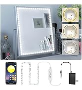 Daymeet Led Vanity Mirror Lights, 13ft Led Lights for Mirror, Dimmable Color &amp; Multi-Color Bright...