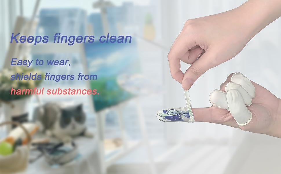 Keeps fingers clean.