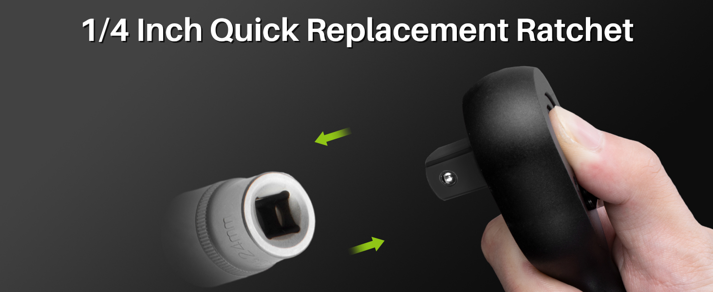Quick Replacement Ratchet Head