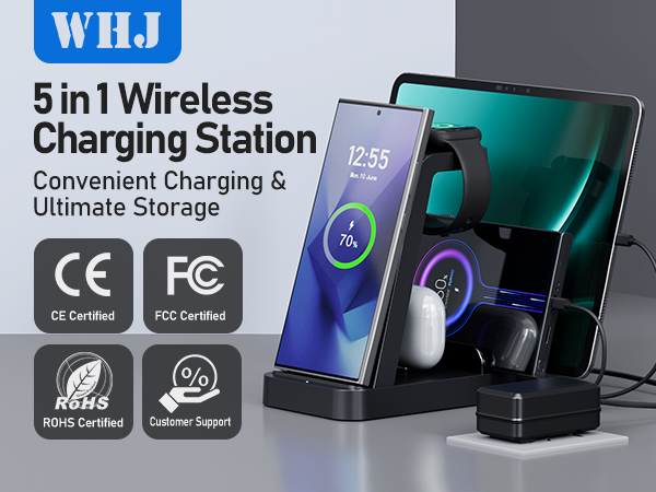 5 in 1 Wireless Charger for Samsung