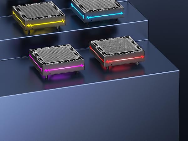 9 RGB Light modes for you to choose - 2 dynamic+7 static