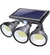 Solar Outdoor Lights, Kasonic ML5000 Motion Sensor Security LED High Brightness 7000K, IP65 Water...