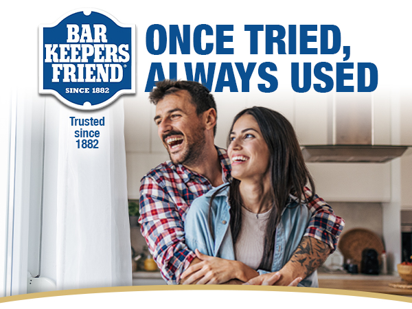 Bar Keepers friend granite stone polisher cleaner and shines countertops
