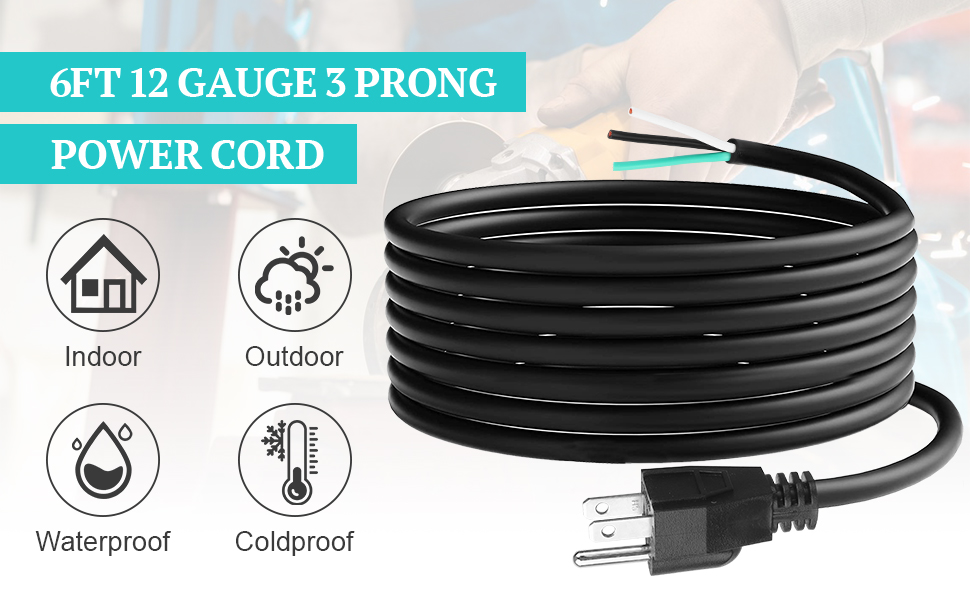 12 awg power supply cord