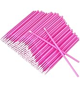 Micro Brushes, Microswabs For Eyelash Extensions &amp; Makeup, Lint Free Lip Micro Applicator Brush, ...