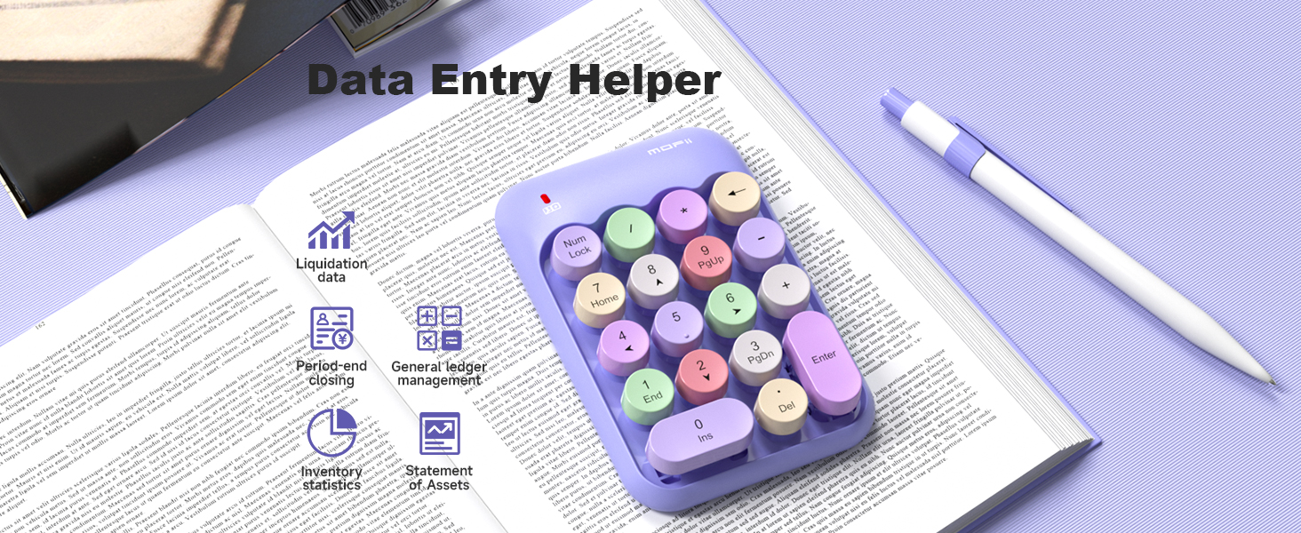 keyboard with number pad