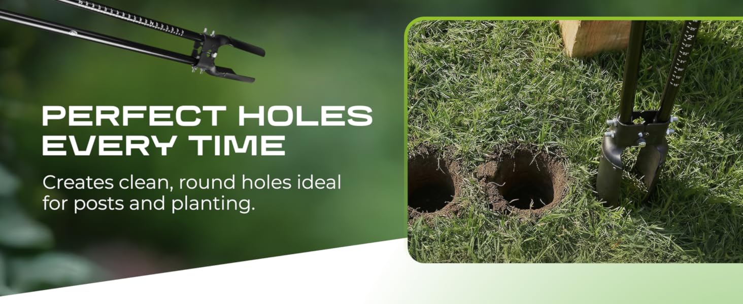strong fiberglass post hole digger handles CKG