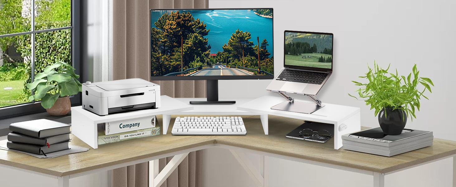 Dual Monitor Stand Riser