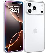 X-level for iPhone 17 Pro Case,Extra Slim 0.3 mm Thin Translucent Matte Finish Cover Anti-Scratch...