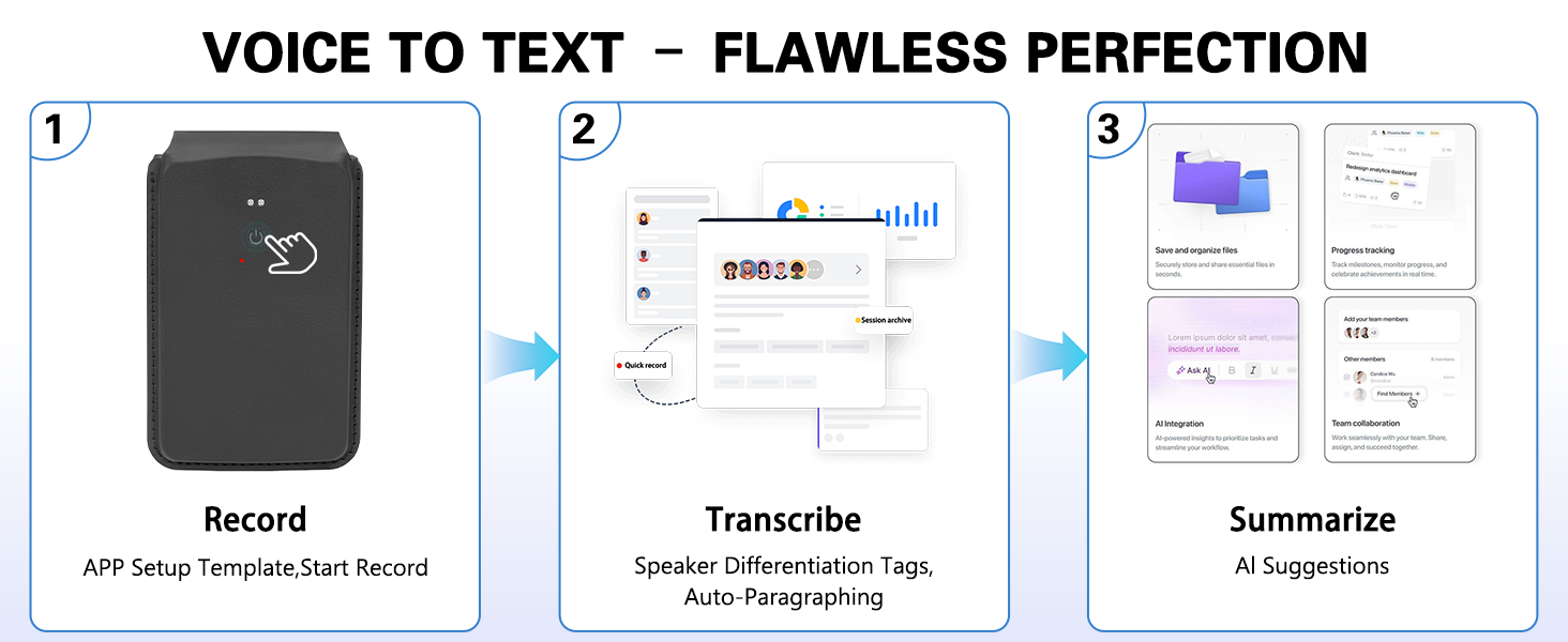 ai note plaid note note taking voice activated to text recorder device activated recorder digital