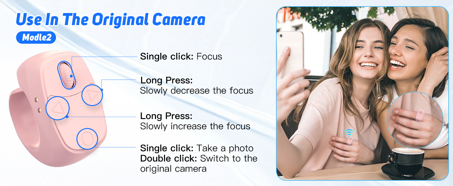 Scrolling Ring Remote Control for Tiktok