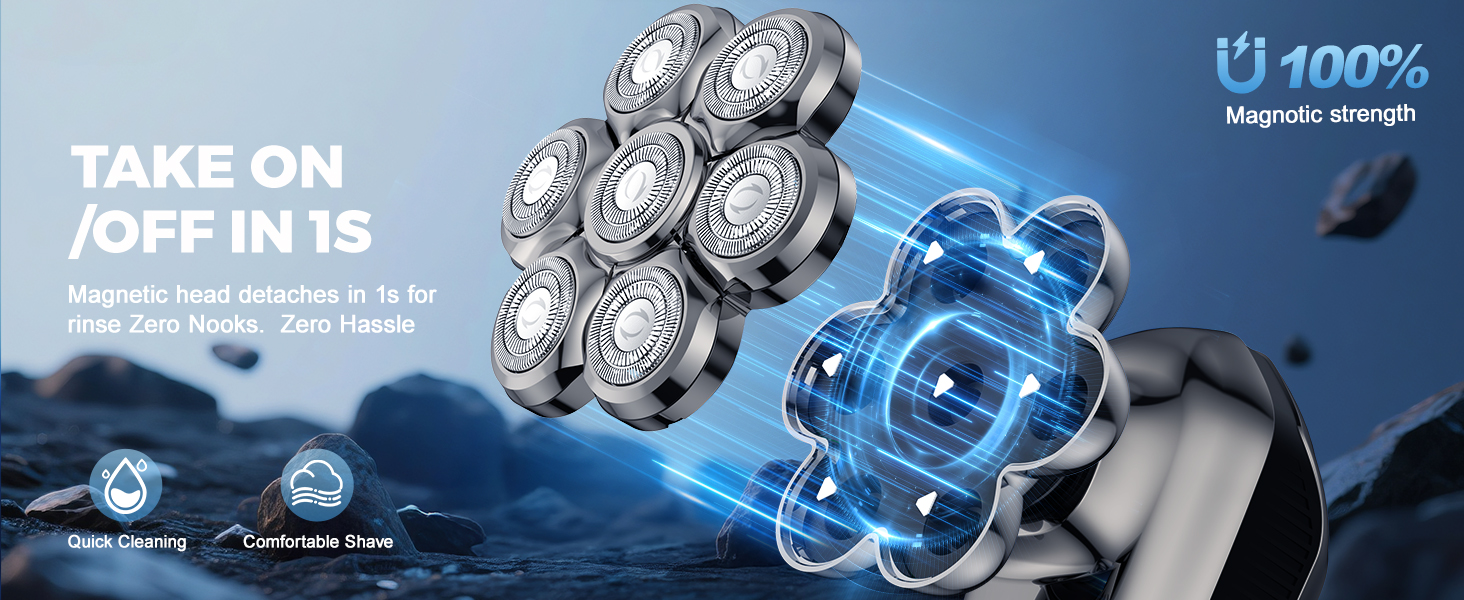 magnetic head shaver