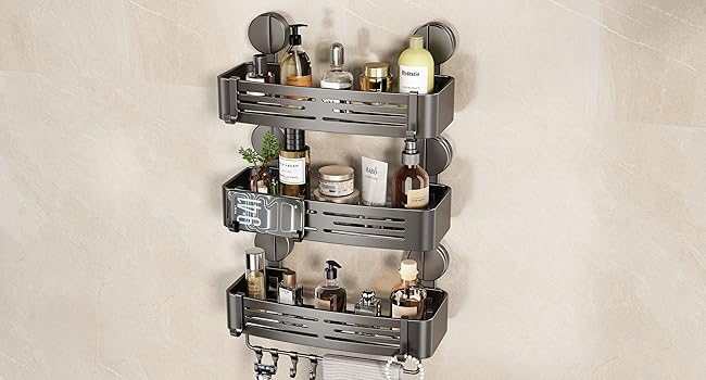 suction cup shower caddy