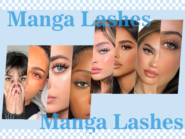 Manga lash clusters kit