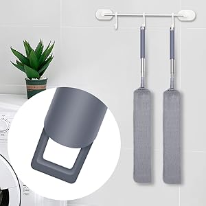 Retractable Gap Dust Cleaner Cleaning Tools with 2 Microfiber Dusting Cloths Long Handle Washable