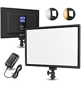 RALENO LED Video Soft Light Panel | Studio Photography, Live Streaming, Video Conferencing | Came...