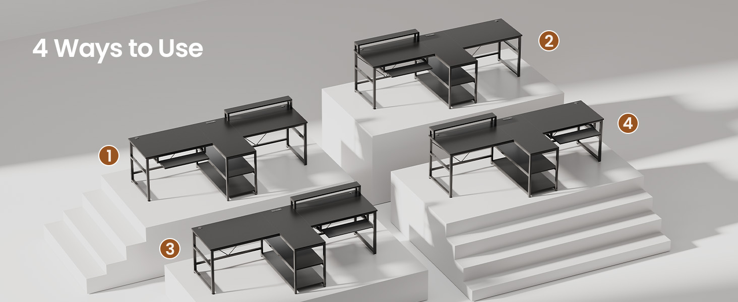 2 person desk